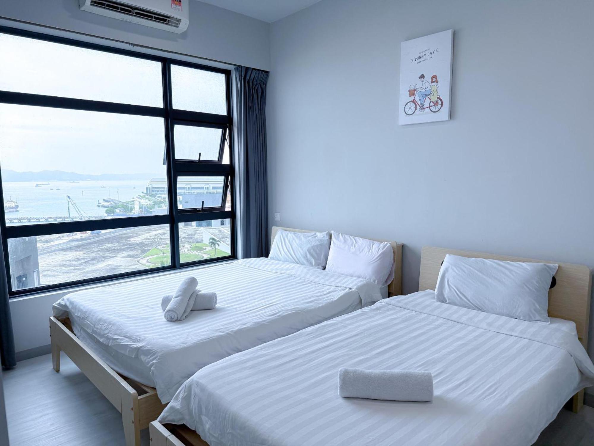 Vv Homestay Jesselton Quay Surla Sabah Mall Kk 亚庇贵赴行馆 Kota Kinabalu Ngoại thất bức ảnh