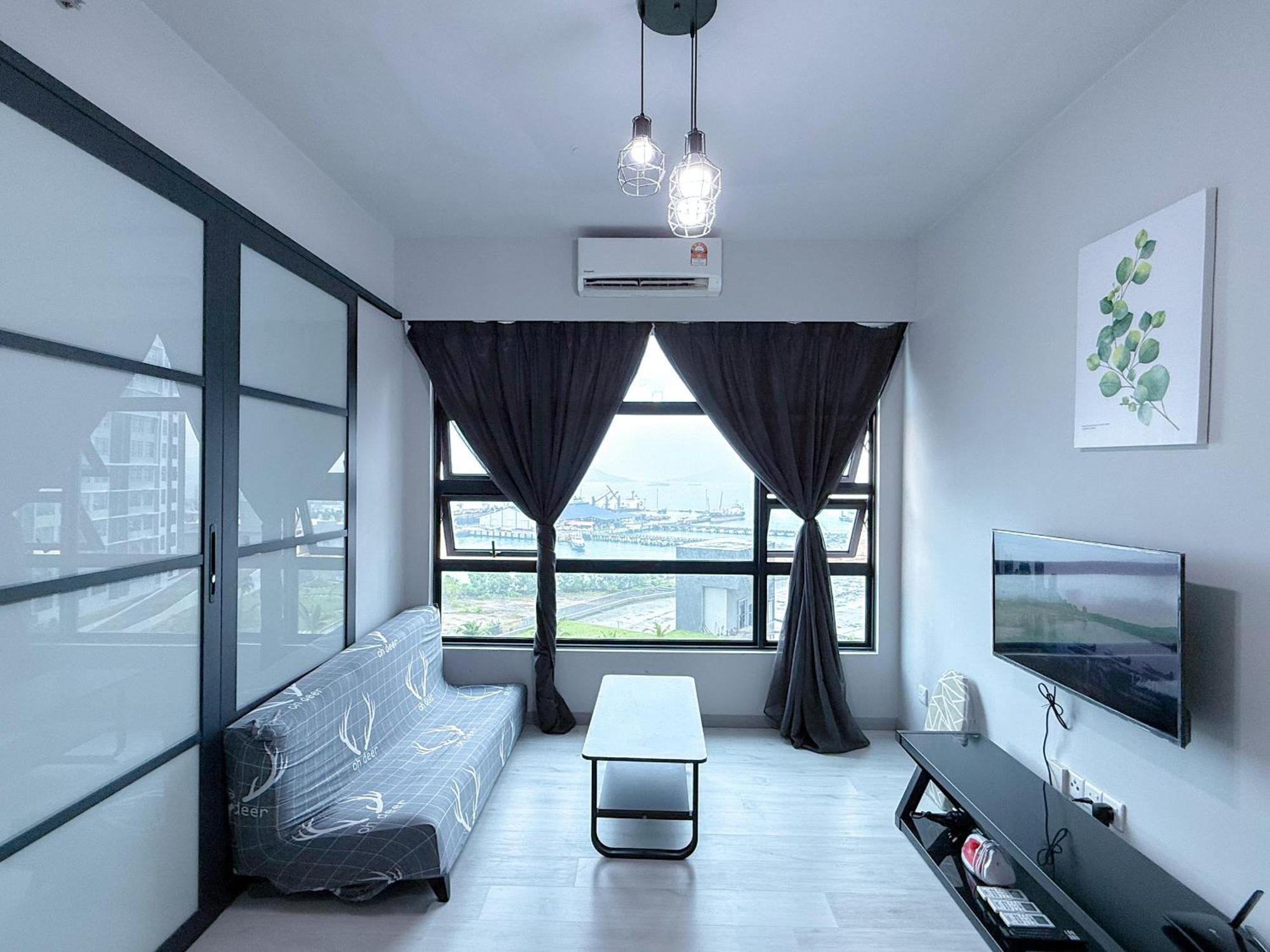 Vv Homestay Jesselton Quay Surla Sabah Mall Kk 亚庇贵赴行馆 Kota Kinabalu Ngoại thất bức ảnh