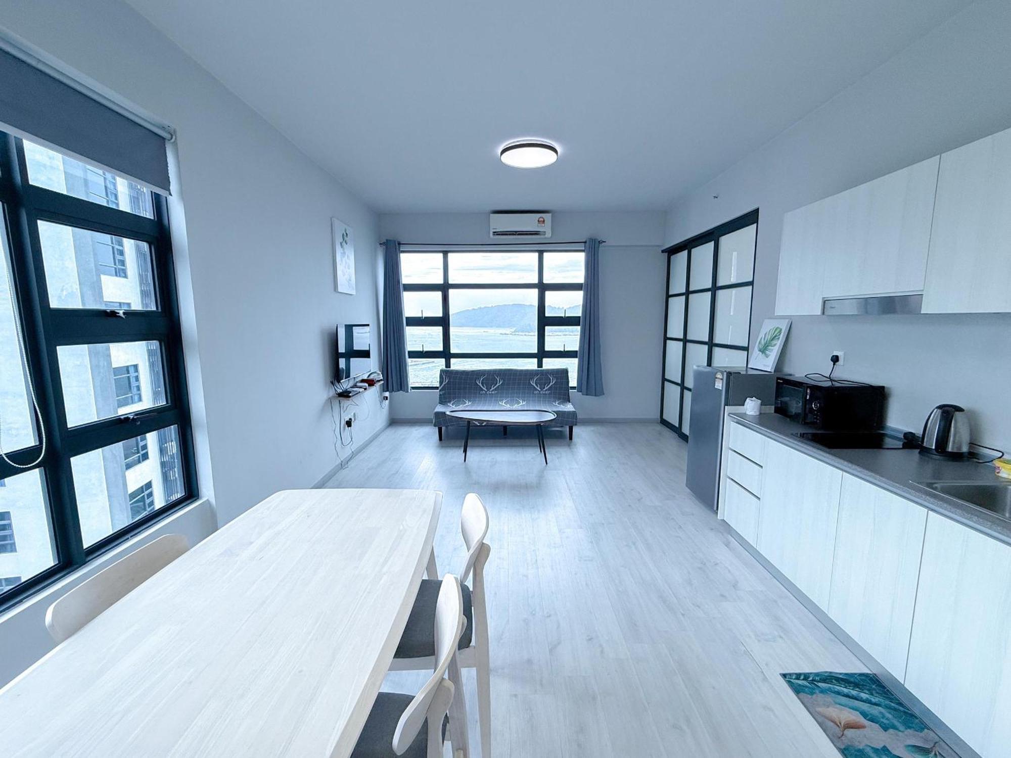 Vv Homestay Jesselton Quay Surla Sabah Mall Kk 亚庇贵赴行馆 Kota Kinabalu Ngoại thất bức ảnh