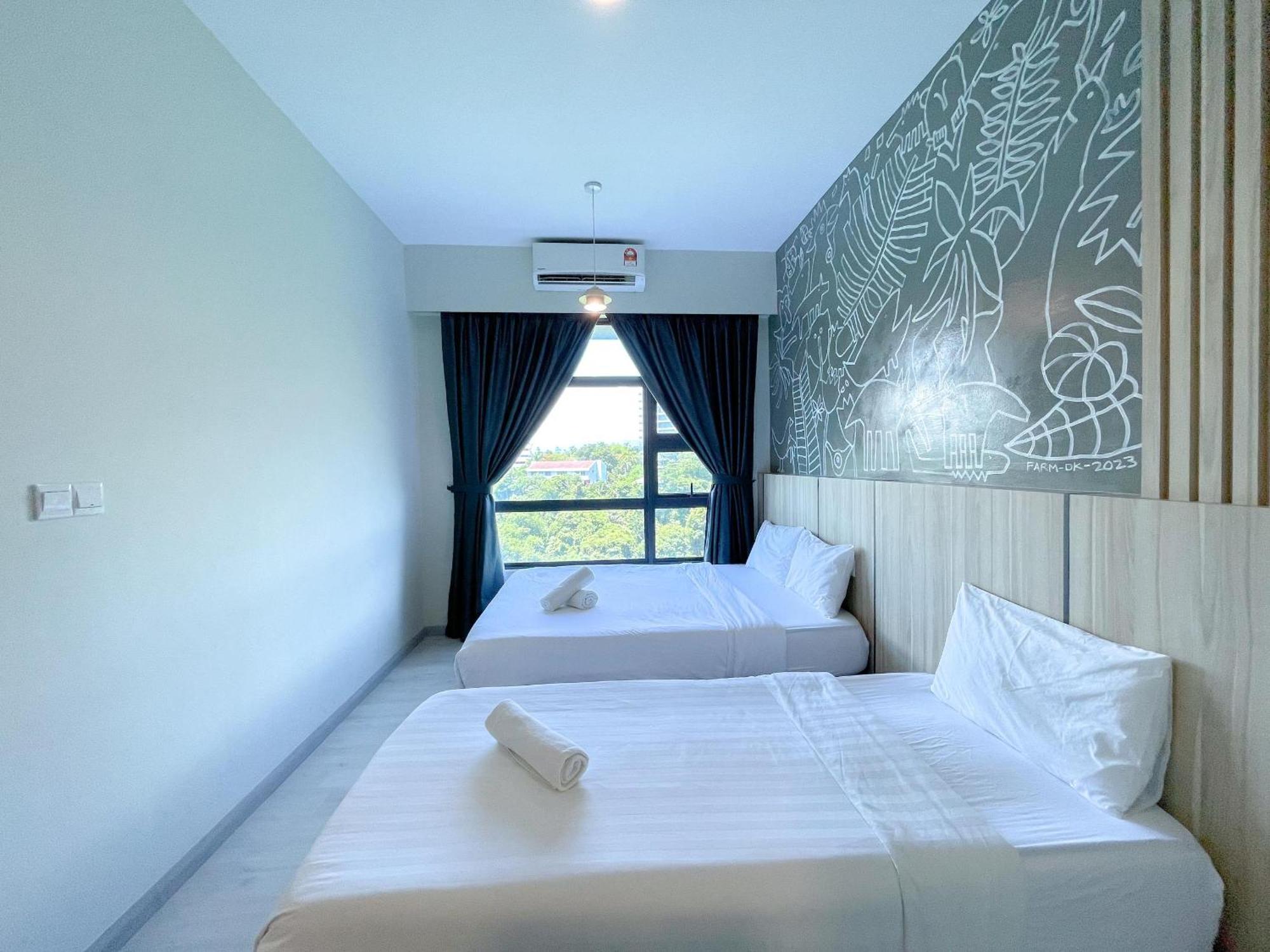 Vv Homestay Jesselton Quay Surla Sabah Mall Kk 亚庇贵赴行馆 Kota Kinabalu Ngoại thất bức ảnh